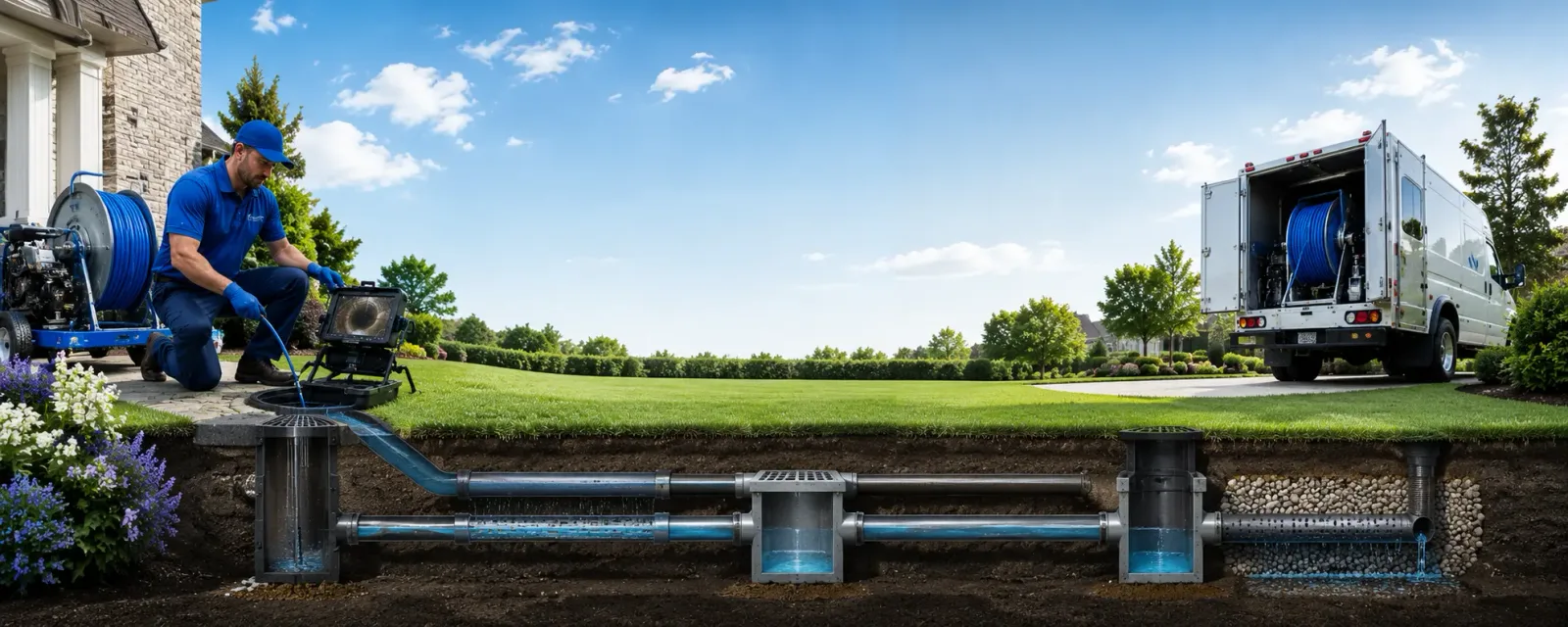 Outdoor drain cleaning information for Oriental, NC